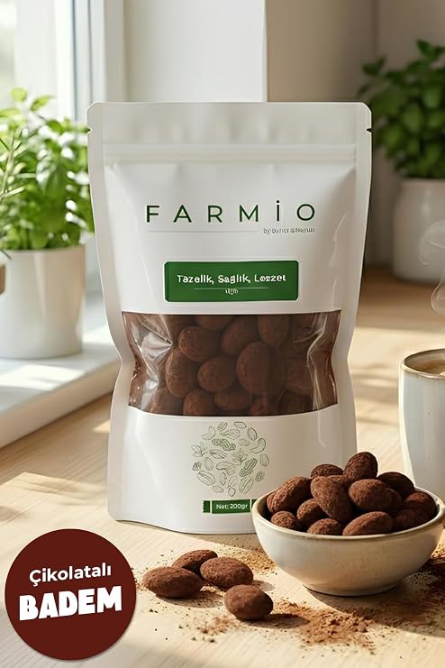 Çikolata Kaplı Badem 200gr - Sütlü Çikolatalı Badem Draje