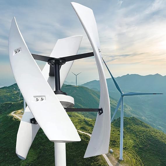 Windmill Generator,Wind Turbine Generator Kit,3 Blades Wind Turbine Kit,Maglev Wind Turbine-5000w-48v,Nature Power Systems for Marine Rv Home Industrial Energy 5000W-24V