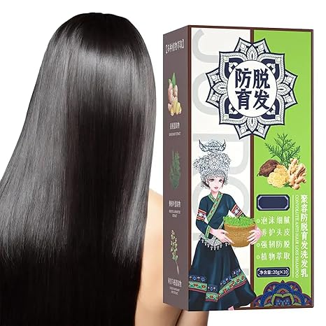 Ginger Anti Hair Loss Shampoo Hair Growth Shampoo Polygonum Multiflorum Ginger Plant Extract Hair Care Plant Extract Shampoo Against Hair Loss Natural Organic Anti-Hair Loss