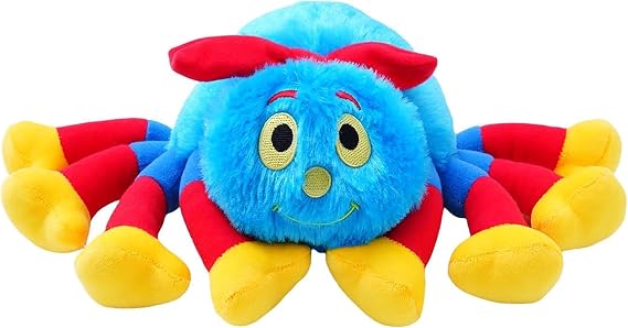 Woolly and Tig Spider Plush Toy Christmas Birthday Plushies Doll, Cute Spider Teddy Soft Stuffed Animal Pillow 15.74 inch Home Party Decorations Gifts for Boys Girls