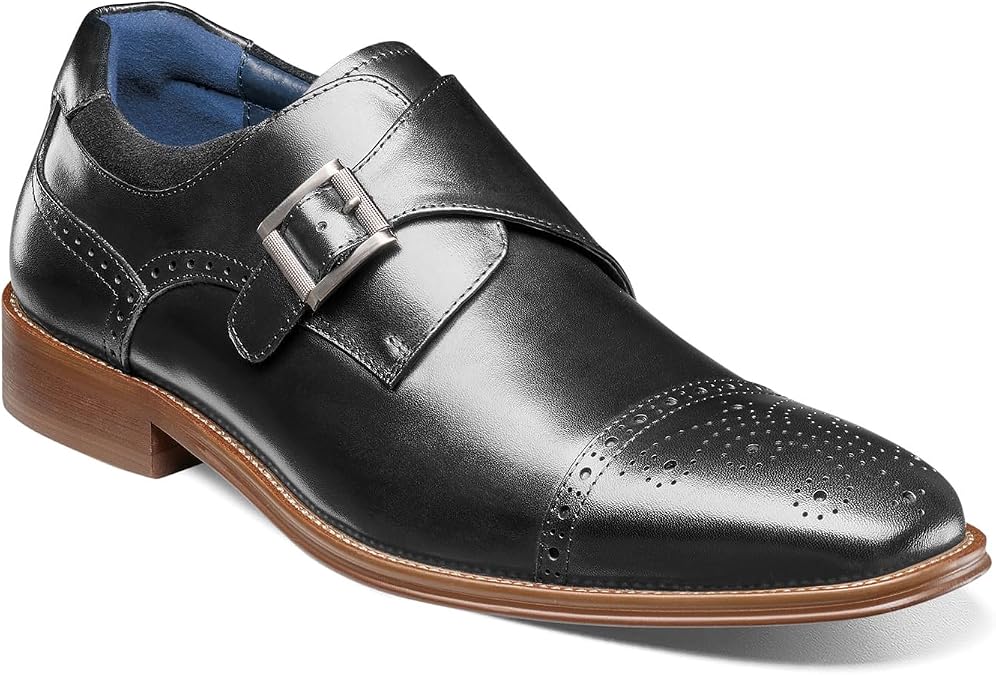 Stacy Adams Men's, Mathis Cap Toe Monk Strap