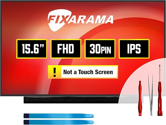Screen Replacement for Acer Aspire A515-43-R19L Grade A+ | 30pin 60Hz FHD 1920x1080 Glossy IPS Non-Touch Regular Gamut 15.6" LED LCD Display with Tools Tape