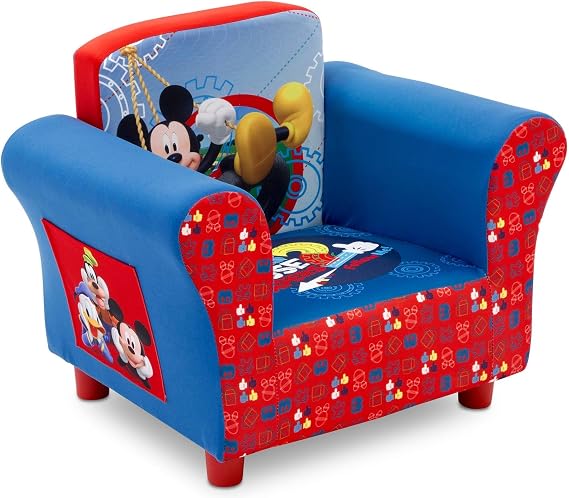 Delta Children Upholstered Chair, Disney Mickey Mouse