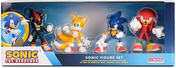 Comansi Sonic Colection Set (4 Figurines: Sonic, Shadow, Knuckles, Tails)