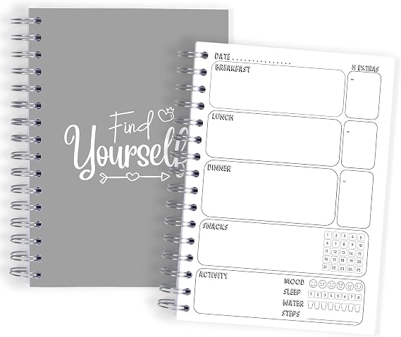 Slimming World Compatible Food Diary, Diet Planner, Weight Loss Journal, 12 Week - Find Yourself