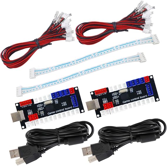 Arcade Game Controller USB Encoder Zero Delay 2 Player to Joystick Button for PC MAME Raspberry Pi Retro