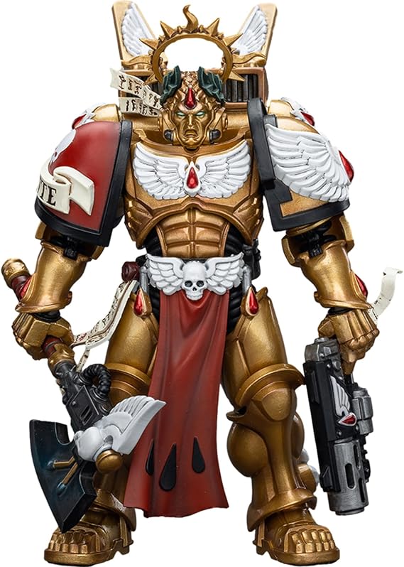 JOYTOY Warhammer 40k Blood Angels, 1/18 Blood Angels Commander Dante Action Figure Collect Model