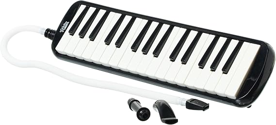 Midex ML-32BK Melodika Seti 32 Tuşlu Siyah Renk METOD HEDİYE (Tuşlarda Nota Yazmaktadır)
