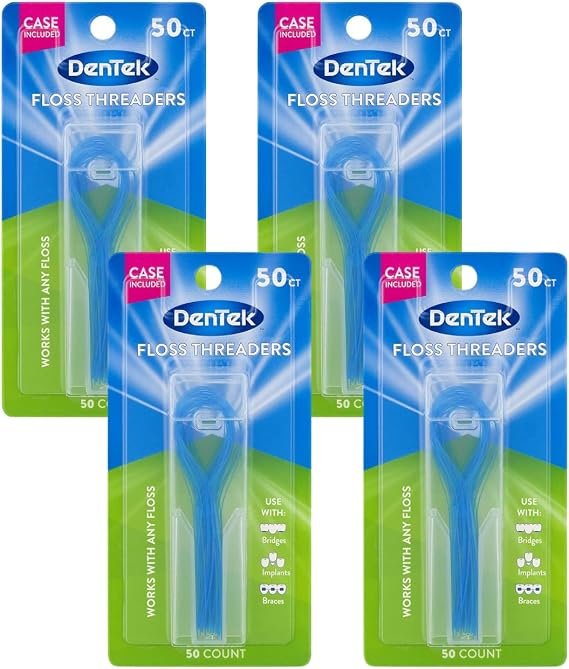 DenTek Floss Threaders 50 Count (Pack of 4)