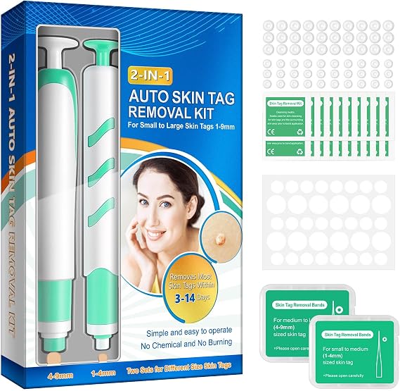Skin Tag Remover - Advanced Skin Tag Removal Kit for Effective & Painless Removal at Home | Professional-Grade Freezing Technology | Safe for Face, Neck & Body