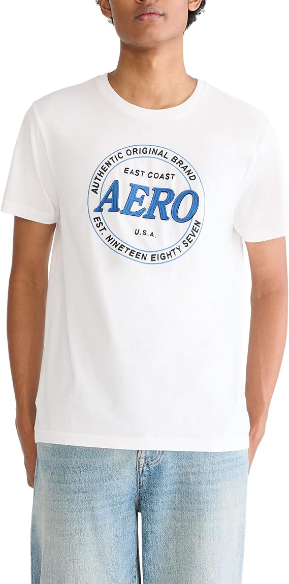AEROPOSTALE Men's 87 Circle Graphic Tee