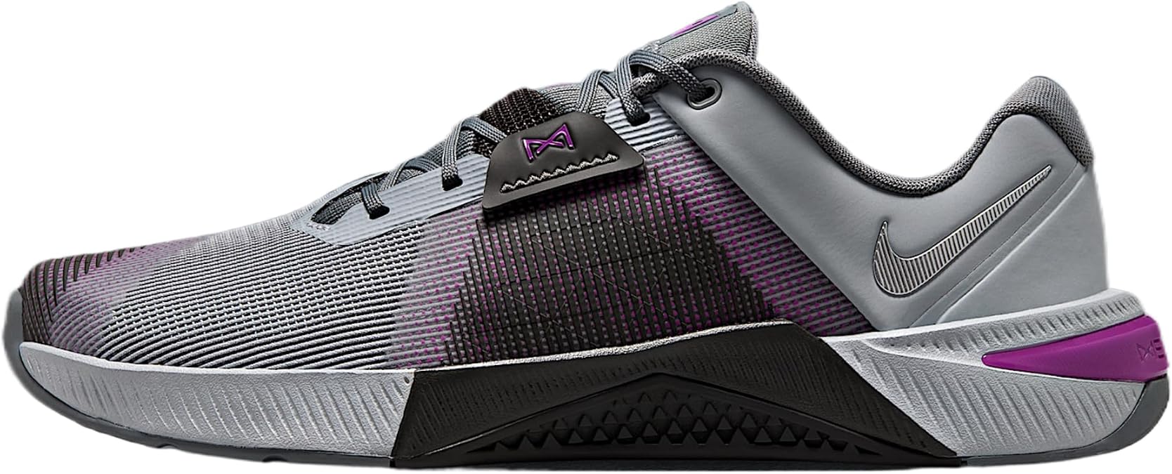 Nike Metcon 10 Men's Workout Shoes (Wolf Grey/Medium Ash/Vivid Purple/Metallic Silver) Size 8