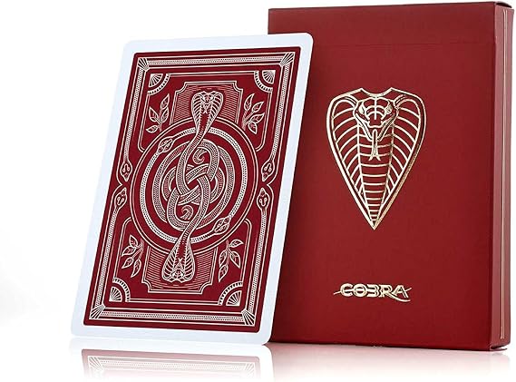 Cobra Luxury Poker Playing Cards - Perfect For Magic, Poker and Cardistry - Includes Double Backer and Blank Face Cards