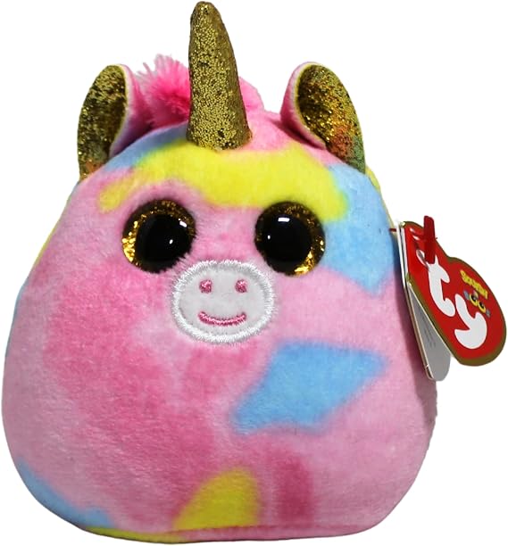 TY Toys - Teeny Squish a Boo Unicorn Fantasia - 8 CM Multicolor 2009168