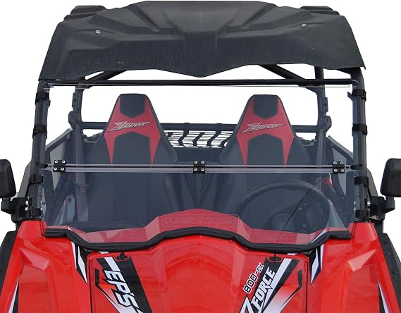CFMOTO ZForce Windshield 500 / 800 / 1000 Full Folding | Does not fit Gen2 or 950+ models | SCRATCH RESISTANT | True Full to Half windshield | Premium Poly w/ Hard Coat | Proudly Made in America!