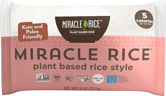 Shirataki Rice 8 oz Pkg by Miracle Noodle