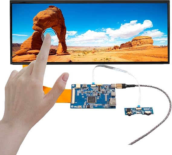 12.3 inch 1920x720 400nit IPS Wide LCD Touchscreen