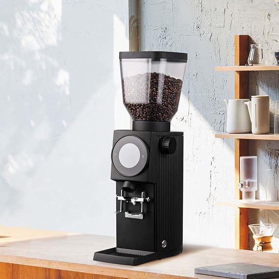 Professional Coffee Grinder,with 1000G Hopper,Electric Flat Burr Coffee Grinder, Compatible 83Mm SSP Burrs,for Cafes/Home