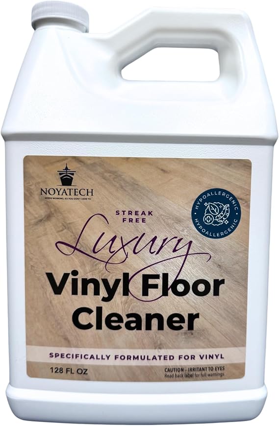 NOYATECH Luxury Vinyl Floor Cleaner, LVP Laminate, Streak Free, 1 Gallon