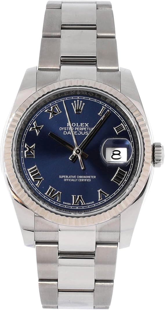 Pre-Loved Oyster Perpetual Datejust Automatic Watch Stainless Steel and White Gold 36