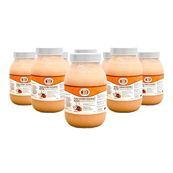 Papaya Coconut Milk Kefir 5-Day Raw Fermented Probiotic Drink with Organic Papaya & Coconut | Gut & Digestive Health | Vegan, Low Sugar (1 Gallon) | by This Chick Is Raw