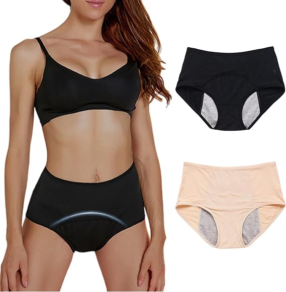 Womens pelvic floor support underwear,Leak proof Ladies Underwear pack,plus Size Prolapse Supports Underwears over 60