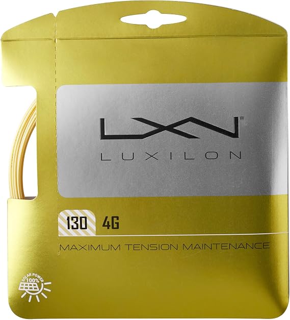 Luxilon 4G 130 Tennis String - Set, Gold