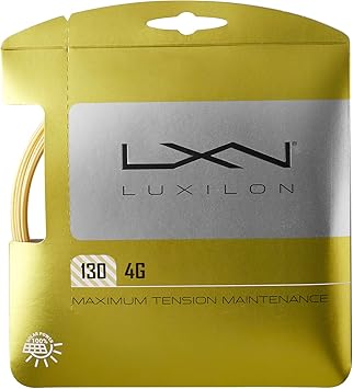 Luxilon 4G 130 Tennis String - Set, Gold