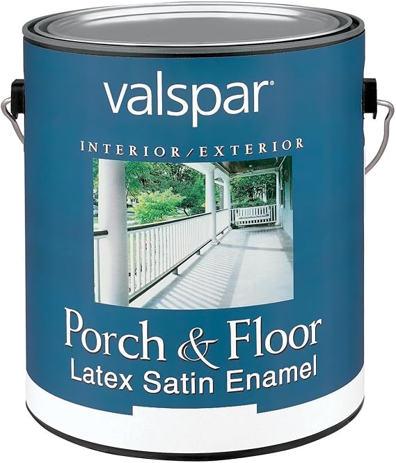 Valspar 1 Gal. Dark Gray Self Priming Latex Satin Porch & Floor Enamel - 1 Each4
