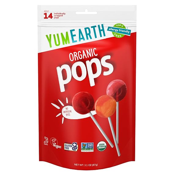 Yumearth, Lollipops Organic, 3 Ounce