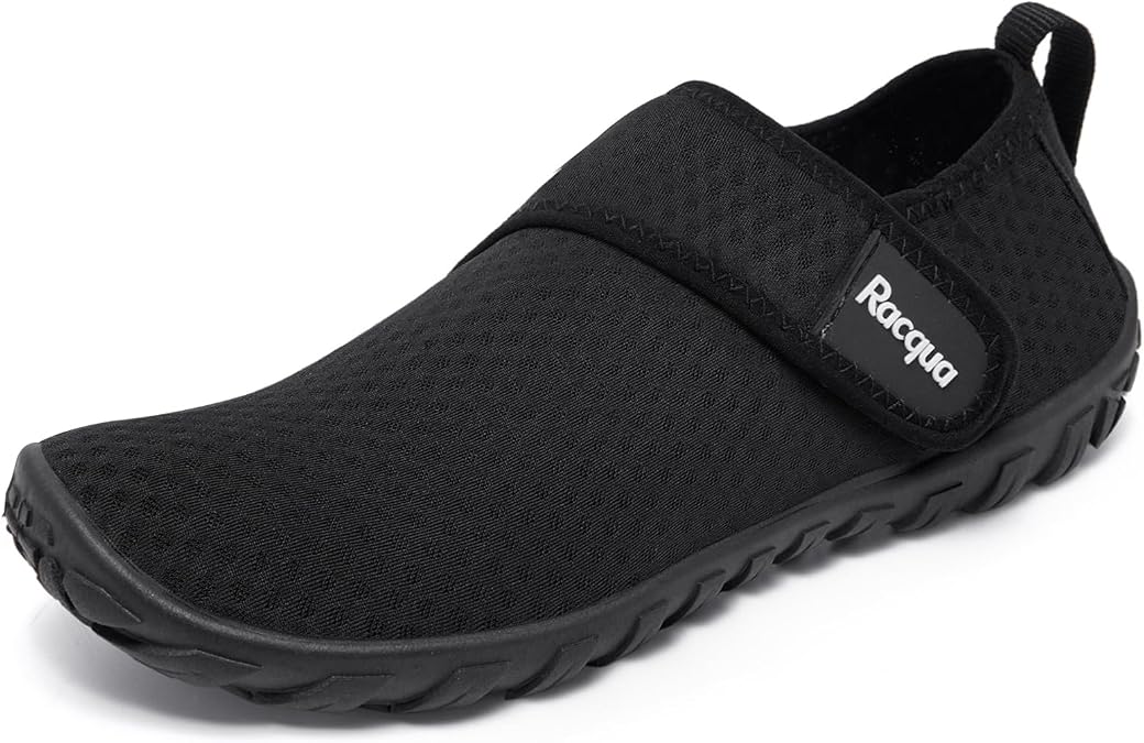 Racqua Water Shoes Mens Womens Beach Pool Swim Shoes | Beach Shoes, Swim Shoes, Aqua Shoes, Swimming Non-Slip Lightweight Shoes,Quick Dry