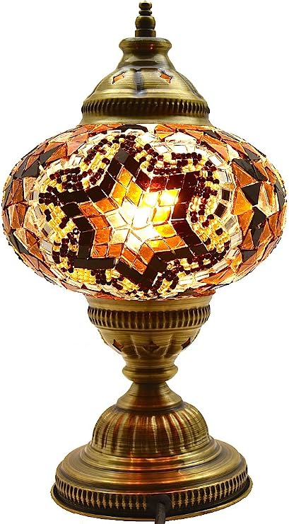Turkish Lamp, Mosaic Lamp, Table Lamp, Mosaic Lamps, Moroccan Lanterns, Turkish Lamp, Bedside Lighting,