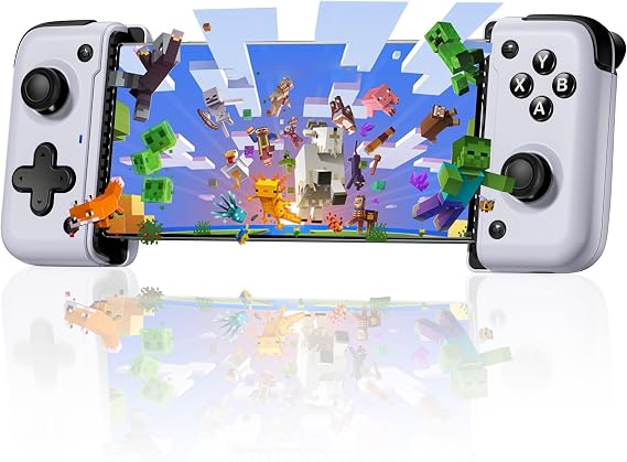 EasySMX M05 Type-C Mobile Gaming Controller for Android, iPhone 15, Xbox Game Pass Gaming Controller with Hall Trigger, Mapping function,Plug & Play,Passthrough Charging Low Latency