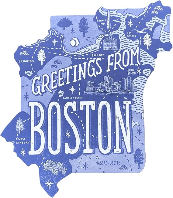 Noteworthy Boston, Massachusetts Postcard