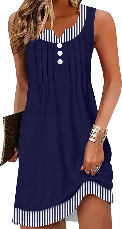 Beach Dresses for Women 2026 Swimsuit Coverup Teacher Summer Dress Sundress