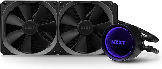 NZXT Kraken X63 Black - All-in-One RGB CPU Liquid Cooler - Infinity Mirror Design - Powered by CAM