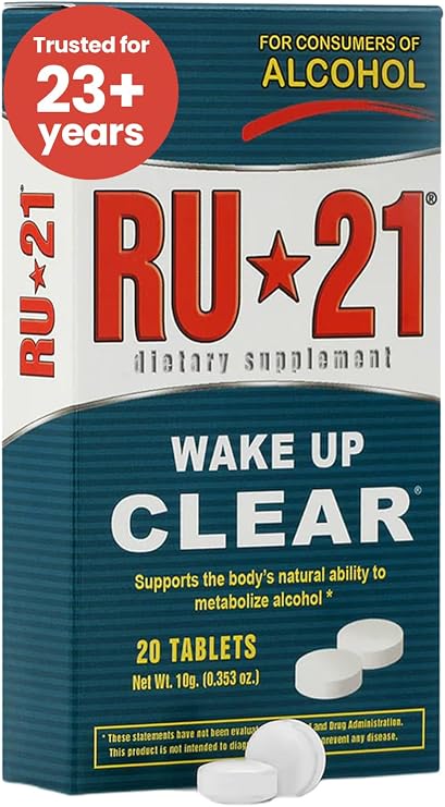 The Supplement For When You Want To Drink & Work The Next Day (20 Pills)