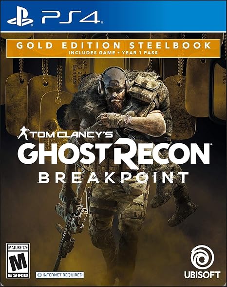 Tom Clancys Ghost Recon Breakpoint Steelbook Gold Edition - PlayStation 4
