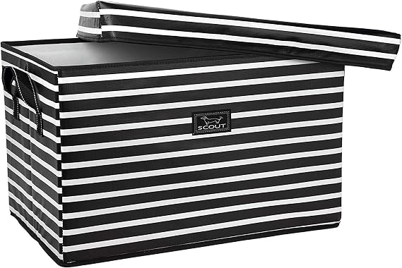 SCOUT Rump Roost Large Lidded Storage Bin - Collapsible - Fleetwood Black