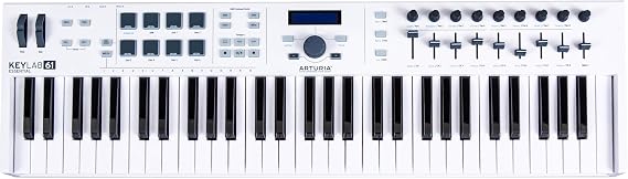 Arturia Keylab Essential 61 Keyboard Controller (white)