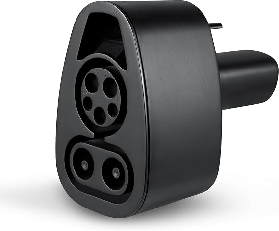 Lectron CCS to Tesla Adapter - 500A, 500V Tesla Charger Adapter - Compatible with All Tesla Models & CCS-Enabled NACS EVs - DC Fast Charging ONLY - NOT Compatible with Cybertruck (Black)