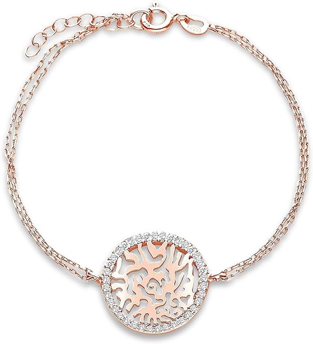 Alef Bet Shema Israel Hebrew Prayer Bracelet Sterling Silver 925 CZ Pave Adjustable Jewish Judaica Women Bat Mitzvah Hanukkah Birthday Faith Gift