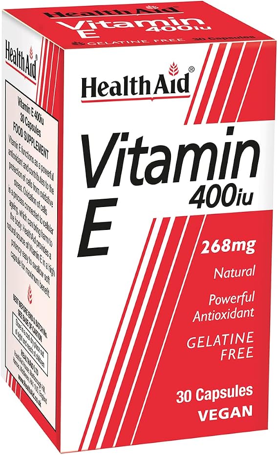 HealthAid Vitamin E 400iu, 30 Capsules