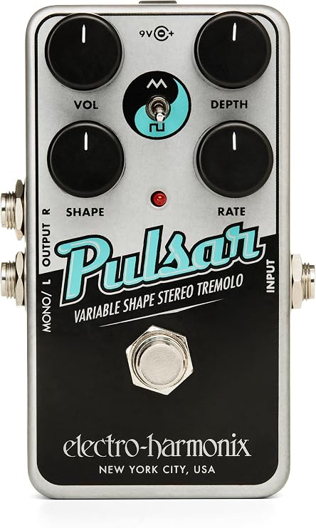Electro-Harmonix Nano Pulsar Variable Shape Stereo Tremolo Pedal
