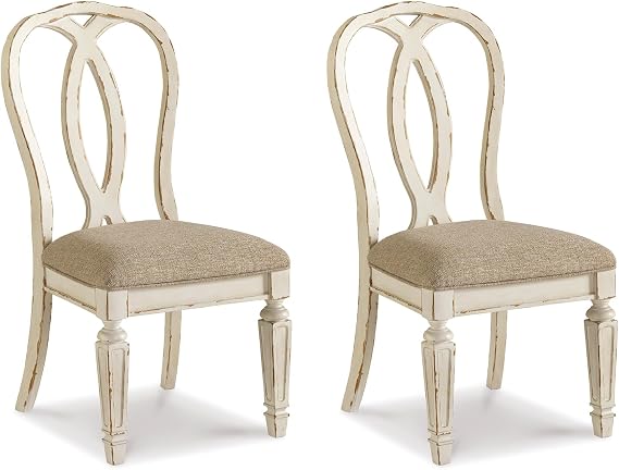 Signature Design by Ashley Realyn Dining Chairs, Set of 2, French Country