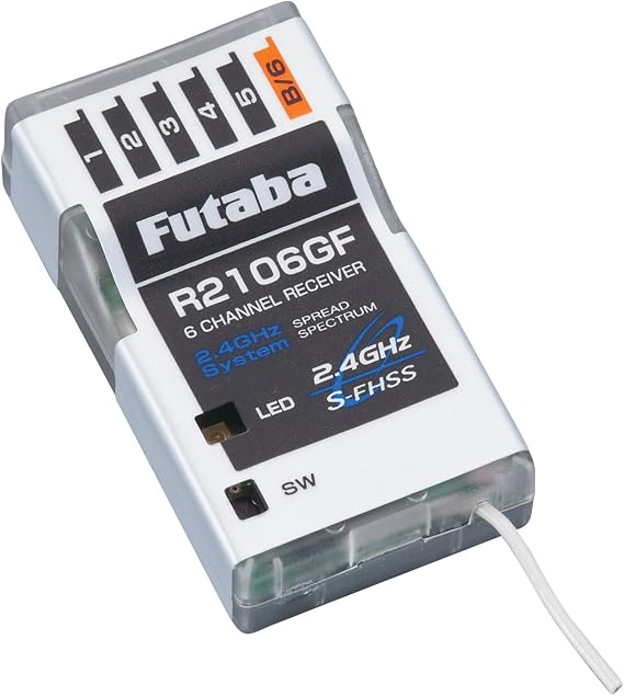 Futaba R2106GF 6-Channel S-FHSS Micro Receiver (Rx)