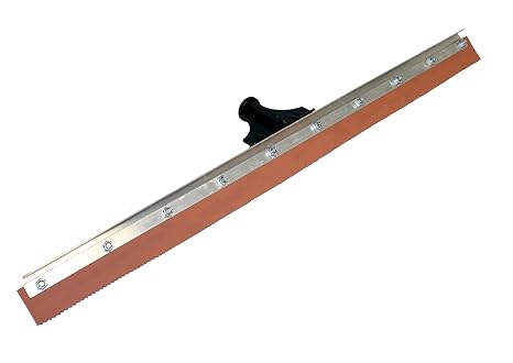 Midwest Rake 47151 24" Speed Squeegee, 1/8" Notch, Red Rubber