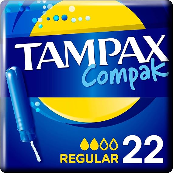 Tampax Compak Tampon Normal Aplikatörlü 22 Adet