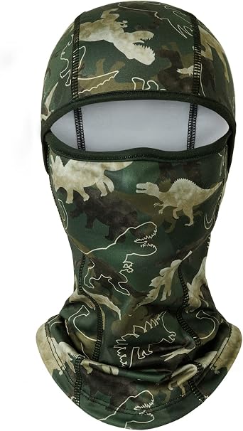 Dinosaurs Kids Balaclava Windproof Ski Face Warmer Neck Warmer for Boys Girls