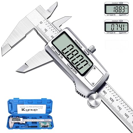 Kynup Digital Caliper, Vernier Calipers 150mm with Inch/mm Conversion